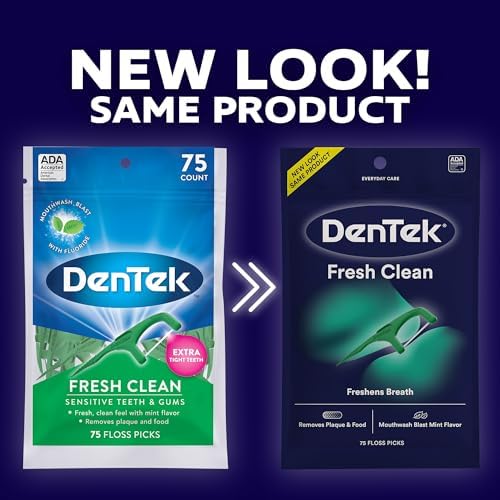 Зубные нити DenTek Fresh Clean для узких промежутков, 75 шт., 3 упаковки DenTek