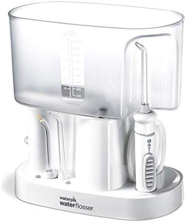 Waterpik Classic Professional Water Flosser, Electric Power With 6 Settings, 3 Flossing Tips, ADA Accepted, White WP-72 Waterpik