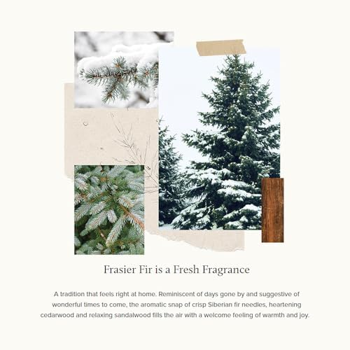 Thymes Frasier Fir Pura 4 Smart Fragrance Diffuser Kit - Includes 1 Pura V4 Aromatherapy Diffuser + 2 Pura Fragrance Refill Vials - Fragrance Diffusers for Home Thymes