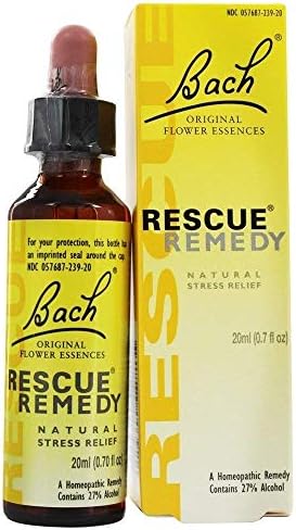 Bach Flower Remedies Rescue Remedy Natural Stress Relief - 0.7 fl oz (Жидкие унции) Bach