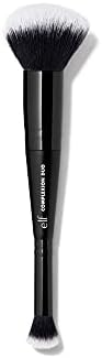 e.l.f. Complexion Duo Brush, Makeup Brush For Applying Foundation & Concealer, Creates An Airbrushed Finish, Made With Vegan, Cruelty-Free Bristles E.l.f.