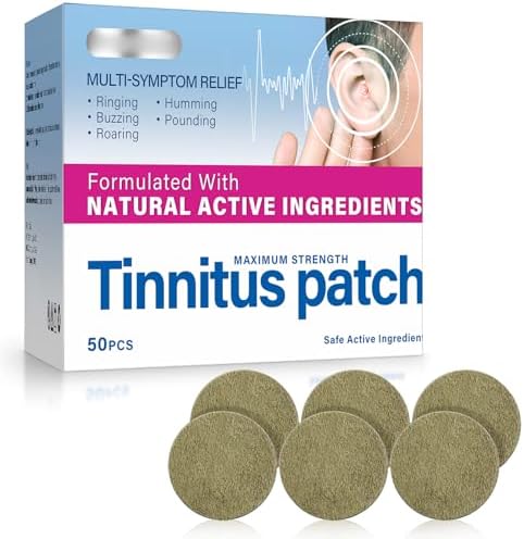 Tinnitus Relief for Ringing Ears, Support Ear Tinnitus Patch for Women Men,50PCS，Purple TUHIMO