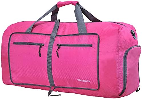 Дорожная сумка woogwin Travel Duffel Bag, большая, складная, водонепроницаемая, для пляжа, плавания, бассейна, спорта, зала Woogwin