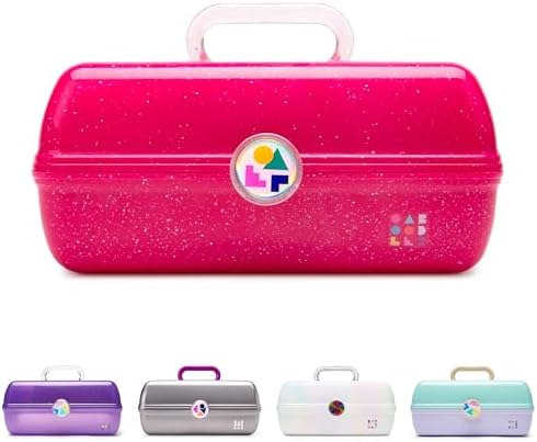 Косметичка Caboodles On-The-Go Girl, глубокий розовый глянец, 3 отделения Caboodles