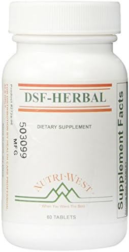 DSF Herbal - 60 растительных таблеток, принимайте по 1 таблетке в день Nutri-West