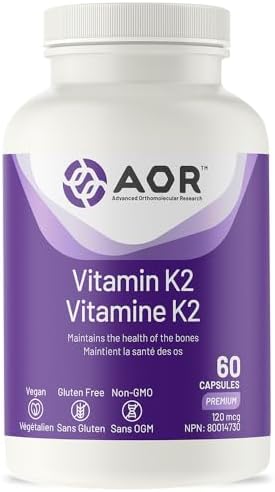 AOR Vitamin K2 120Mcg, 60 CT AOR