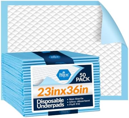 MedPride Disposable Under Pads, 45 g, 50 Count MED PRIDE