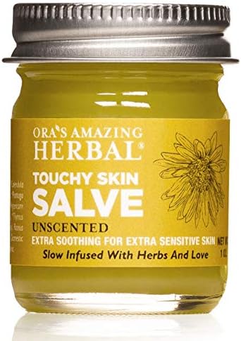 Touchy Skin Salve, Eczema Cream (Крем), Eczema Treatment For Kids and Adults , Eczema Cream, Calendula Cream, Itch Cream, Dermatitis, Dry Hands, Hand Mask Balm, Calendula Ointment (Мазь) with Coconut Oil Ora's Amazing Herbal