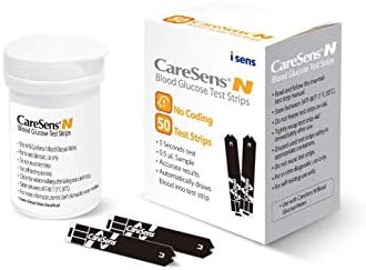 CareSens N Blood Glucose Test Strips (100 ct) - Only for CareSens N Family Meter Kits… CareSens