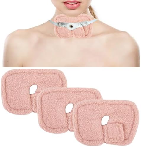 3Pcs Trach Pads, Reusable Trach Tube Covers, Tracheostomy Dressing Pads, Tracheostomy Trach Tube Supplies, Tracheostomy Tube Holder, Tracheostomy Dressing Pads, Trach Pads for Adaptive Surgical CHYDST