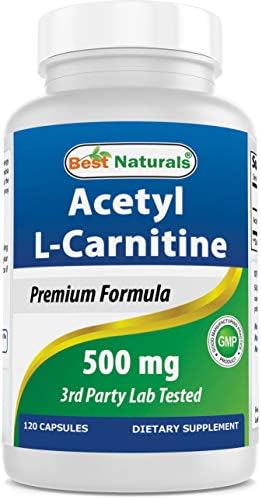 Best Naturals L-Carnitine 1000mg 60 Tablets (Таблетки) (60 Count (Pack of 1)) Best Naturals