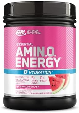 Optimum Nutrition Amino Energy + Hydration, Watermelon Splash, 62 Servings (Порции) Optimum Nutrition