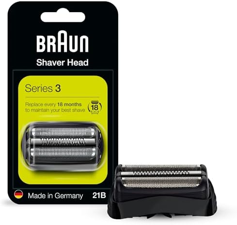 Braun Series 3 Electric Shaver Replacement Head - 21B - Compatible with Electric Razors 300s, 310s, 3010BT Braun