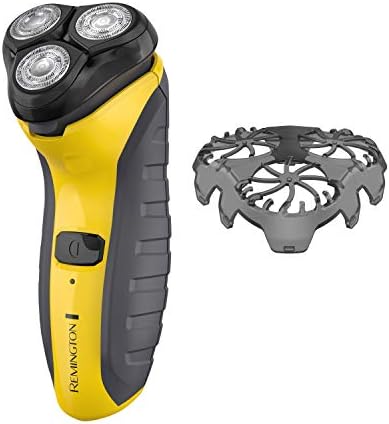 Remington Virtually Indestructible Rotary Shaver 5100, Electric Razor for Men, 100% Waterproof Design, Yellow Remington