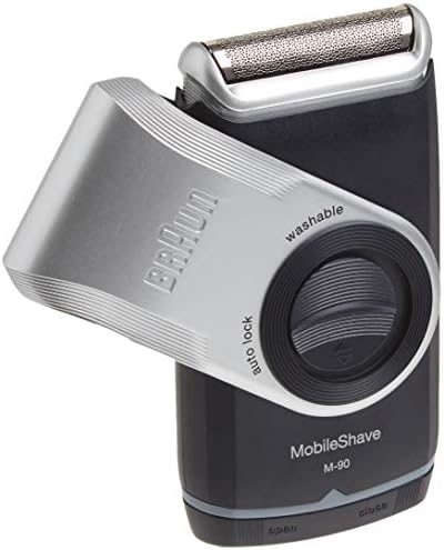 Braun Electric Razor for Men, M90 Mobile Electric Shaver, Precision Trimmer, Washable Braun