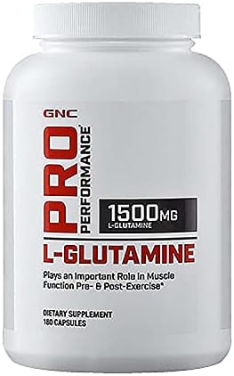 GNC Pro Performance L-Glutamine, 90 Capsules (Капсулы), Supports Muscle Recovery GNC