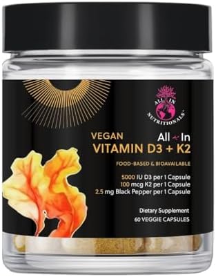 Vegan Vitamin D3 + Vitamin K2 All In Nutritionals