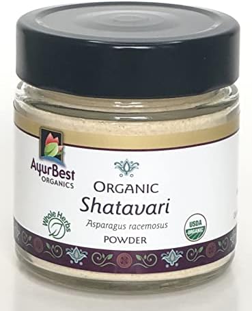 Ayurbest Organics Organic Shatavari Powder (Порошок), (Asparagus racemosus), 100% USDA Organic, Kosher, Ayurvedic Herbs & Spices Generic