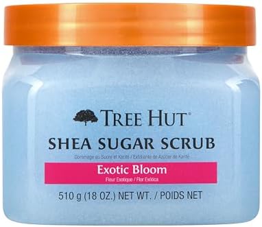 Tree Hut Exotic Bloom Shea Sugar Exfoliating & Hydrating Scrub, 18 oz Tree Hut