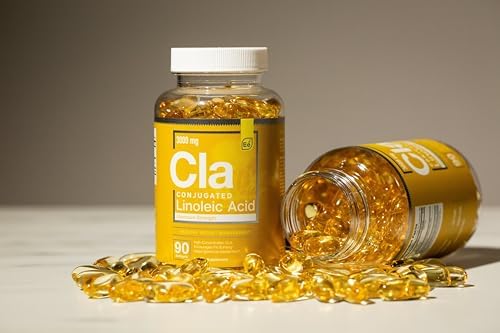 CLA from Safflower Oil - 2400 mg Conjugated Linoleic Acid | Essential Elements - 90 Softgels (Мягкие капсулы) Essential Elements