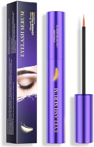 Lash Serum - 8ml Rapid Eyelash Growth Serum, Lash Serum for Eyelash Growth Thickness, Stronger, Healthier Lashes & Brows, Vegan & Cruelty-Free SIIEEC