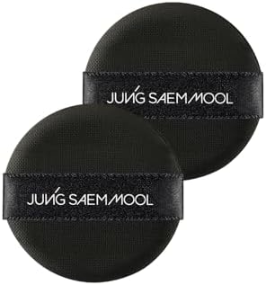 [JUNGSAEMMOOL OFFICIAL] Cushion Puff Set (10p) Black JUNG SAEM MOOL