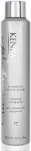 Kenra Platinum Boosting Spray-Foam 17 | Volumizing Styling Spray | Touchable, Brushable Hold | All-Day Lift & Style Support | Lightweight Volumizer | All Hair Types Kenra Professional