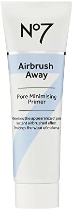 No7 Airbrush Away Pore Minimizing Facial Primer - Lightweight, Matte Primer & Pore Minimizer for Face - Makeup Primer for Oily Skin (30ml) No7