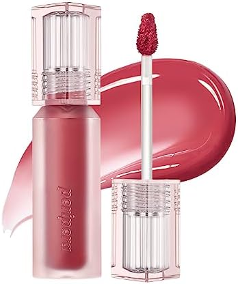 Peripera Water Bare Tint (005 RED UPDATE) - Lip Tint, Lip Stain, Glowy Tint Peripera