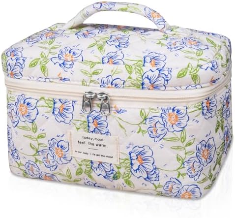 Косметичка Gosect Large Makeup Bag, Цветочная эстетика Gosect