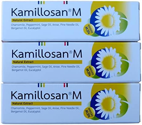 (Pack of 3) Kamillosan M with Chamomile and Essential Oils Spray (Спрей) 15ml Kamillosan M