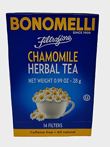 Bonomelli - Filtrofiore Chamomile Herbal Tea, (2)- 14 pc. Pkgs. Bonomelli