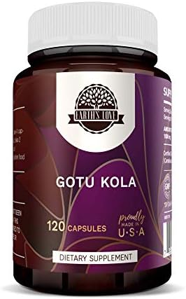 Earth's Love - Gotu Kola 120 Capsules (Капсулы), 500 mg, Gotu Kola (Centella Asiatica) Dried Herb (120 Capsules) HerbEra