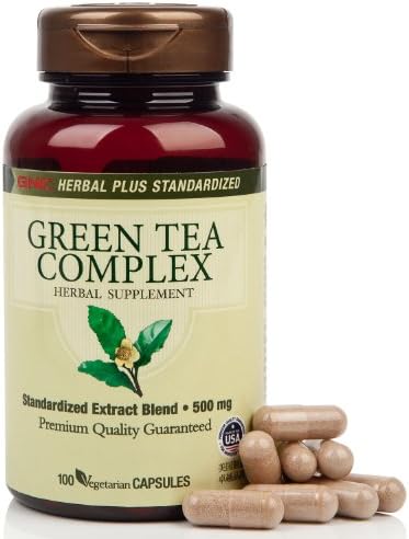 GNC Herbal Plus Green Tea Complex 500mg, 100 Capsules (Капсулы), Metabolism Support GNC