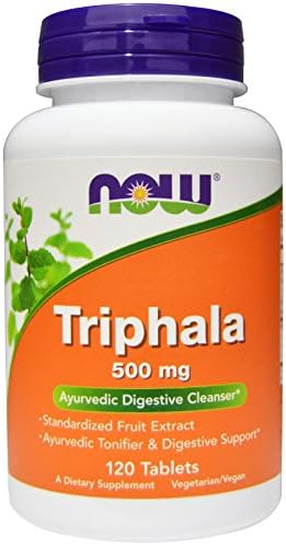 NOW Triphala, 500 mg, 120 Tablets (Таблетки) (Pack of 2) NOW Foods