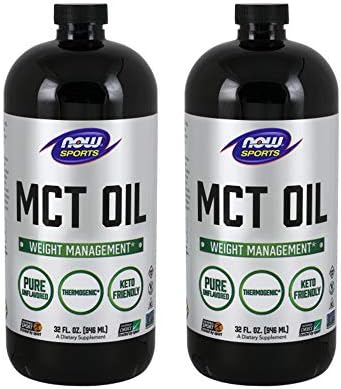 Now Foods MCT Oil, 32 Ounce (Pack Of 2) (packaging may vary) NOW Foods