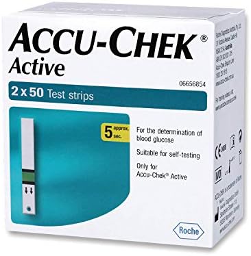 Accu-Chek Active Strips, 100 (50x2) (Multicolor) Accu-Chek