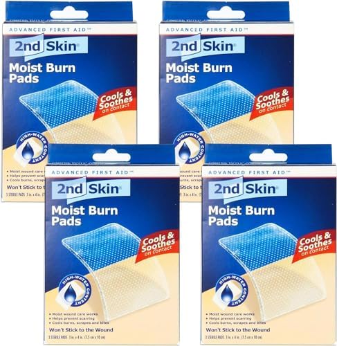 2nd Skin Moist Burn Pads 3 Inches X 4 Inches 3 Each (Pack of 4) Spenco