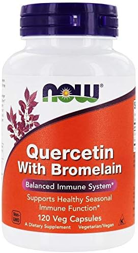 NOW Foods - Quercetin with Bromelain - 120 Vegetable Capsule(s) NOW Foods