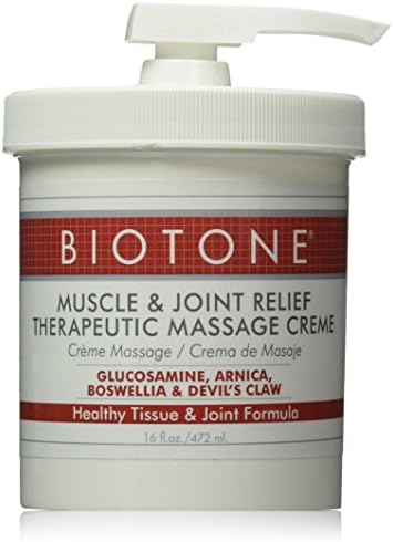 Biotone Biotone Muscle and Joint Relief Therapeutic Products Massage Creme, 16 Ounce Biotone