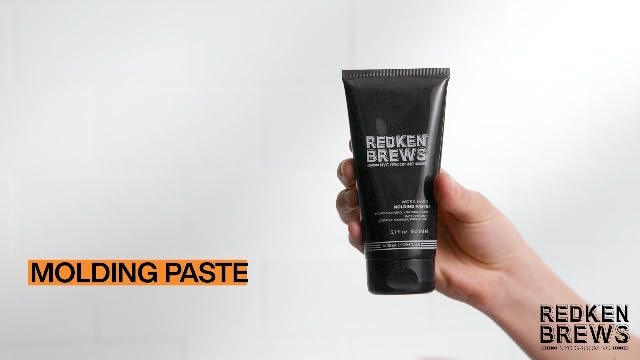 Redken Brews Clay Pomade For Men | Men's Volumizing Clay Pomade | Long-Lasting High Hold | Matte Finish | For Fine And Medium Hair Types | 3.4 Fl. Oz Redken Brews