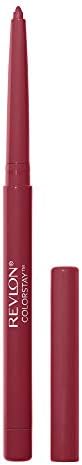 REVLON Lip Liner, Colorstay Lip Makeup with Built-in-Sharpener, Longwear Rich Lip Colors, Smooth Application, 670 Wine, 0.01 oz Revlon