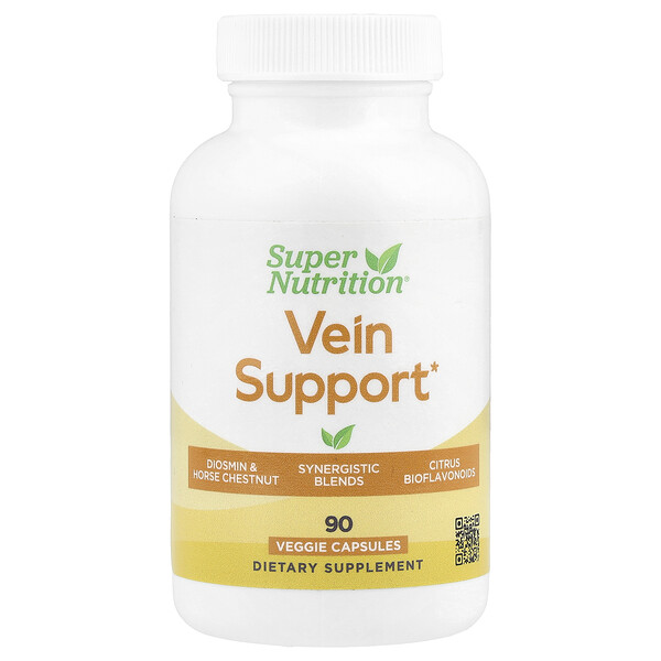 Vein Support, 90 Veggie Capsules (Капсулы на растительной основе) Super Nutrition