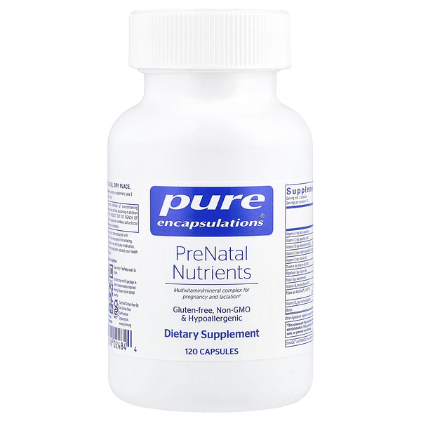 PreNatal Nutrients, 120 Capsules (Капсулы) Pure Encapsulations