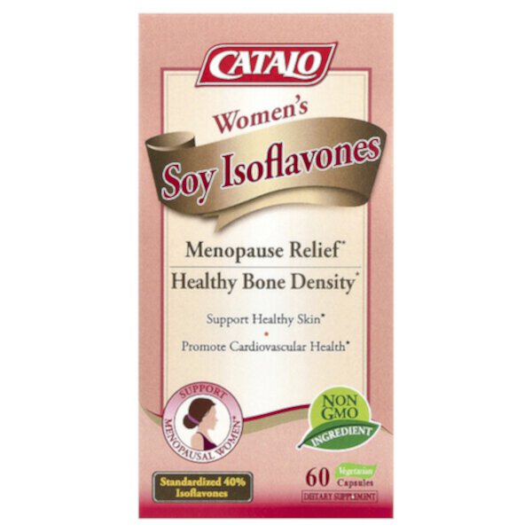 Women's Soy Isoflavones, 60 Vegetarian Capsules (Вегетарианские капсулы) CATALO