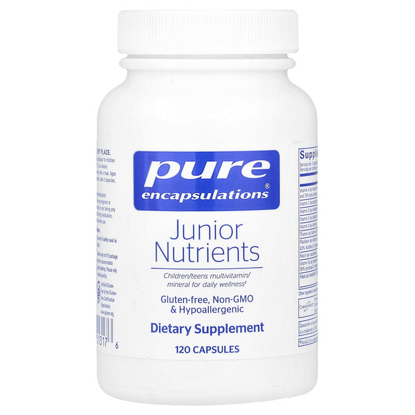 Junior Nutrients, 120 Capsules (Капсулы) Pure Encapsulations