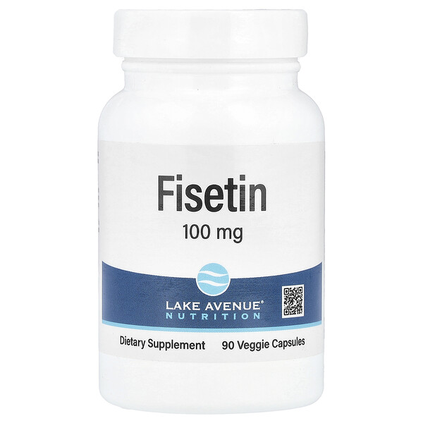 Fisetin, 100 mg, 90 Veggie Capsules (Капсулы на растительной основе) Lake Avenue Nutrition