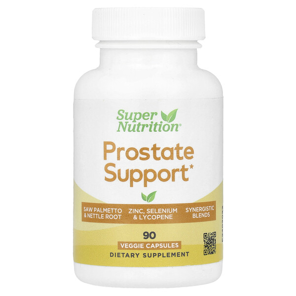 Prostate Support, 90 Veggie Capsules (Капсулы на растительной основе) Super Nutrition