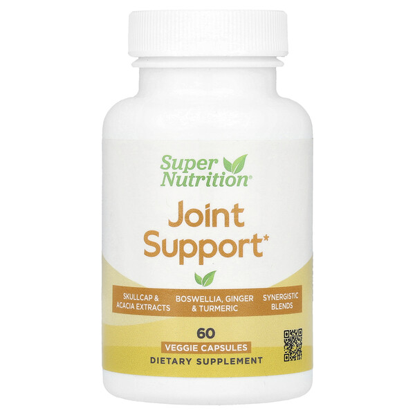 Joint Support, 60 Veggie Capsules (Капсулы на растительной основе) Super Nutrition