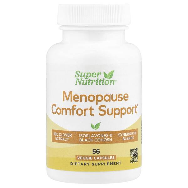 Menopause Comfort Support, 56 Veggie Capsules (Капсулы на растительной основе) Super Nutrition